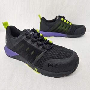 Timberland PRO Radius Work Shoe Composite Toe‎ 1A2844 Black Purple Women Size 8